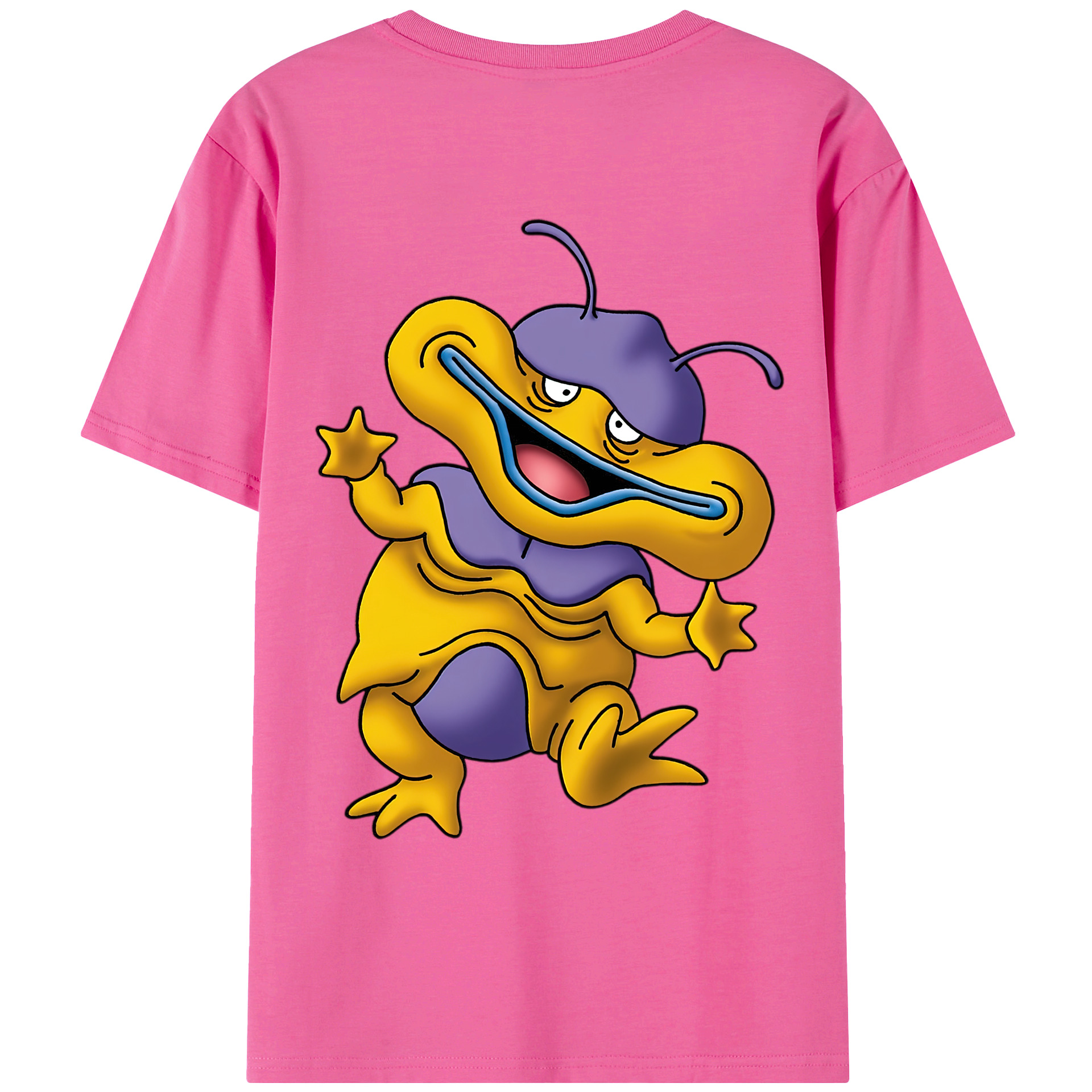 （画像用） ドラゴンクエスト Doragon Kuesuto Dragon Quest レディース半袖Tシャツ(バックプリント)